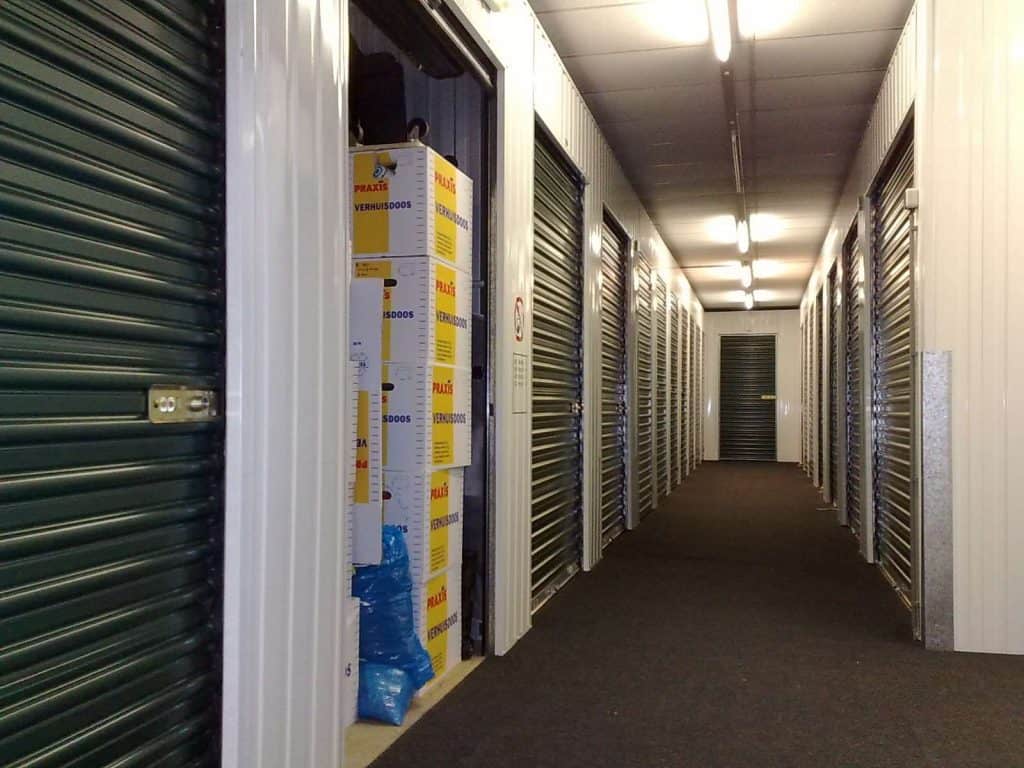 A picture of a number of storage units
